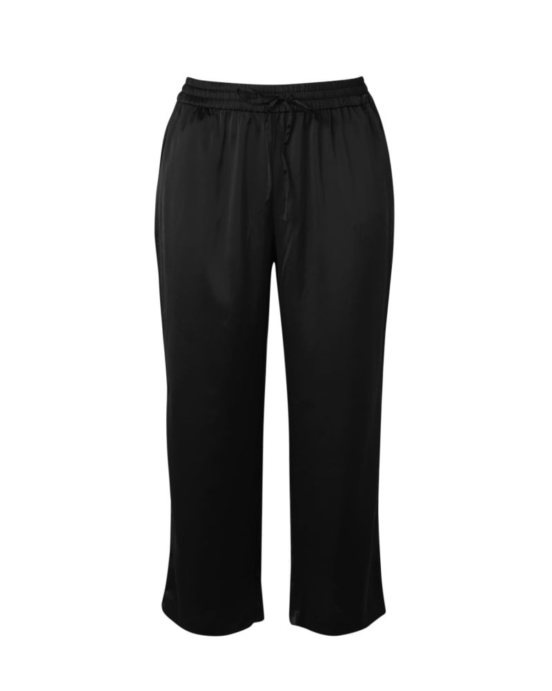 Front of a size 1X Nancy Wide Leg Pants in Black by Philosophy. | dia_product_style_image_id:301780